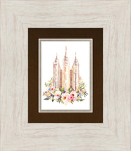 Load image into Gallery viewer, Salt Lake City Temple Floral Watercolor