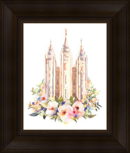 Load image into Gallery viewer, Salt Lake City Temple Floral Watercolor