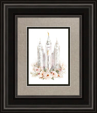 Load image into Gallery viewer, Salt Lake City Temple Floral Textured