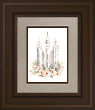 Load image into Gallery viewer, Salt Lake City Temple Floral Textured