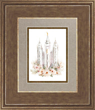 Load image into Gallery viewer, Salt Lake City Temple Floral Textured