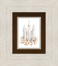Load image into Gallery viewer, Salt Lake City Temple Floral Textured
