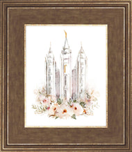 Load image into Gallery viewer, Salt Lake City Temple Floral Textured