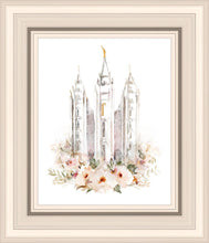 Load image into Gallery viewer, Salt Lake City Temple Floral Textured