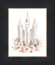 Load image into Gallery viewer, Salt Lake City Temple Floral Textured
