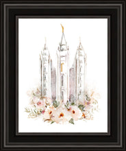 Load image into Gallery viewer, Salt Lake City Temple Floral Textured