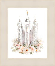 Load image into Gallery viewer, Salt Lake City Temple Floral Textured