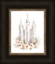 Load image into Gallery viewer, Salt Lake City Temple Floral Textured