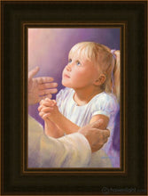 Load image into Gallery viewer, A Childs Prayer Open Edition Canvas / 12 X 18 Frame 25 19 Art
