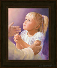 Load image into Gallery viewer, A Childs Prayer Open Edition Print / 11 X 14 Frame 18 1/4 15 Art
