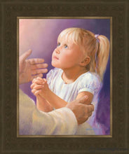 Load image into Gallery viewer, A Childs Prayer Open Edition Print / 11 X 14 Frame G 18 1/4 15 Art