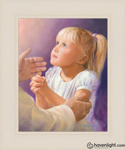 Load image into Gallery viewer, A Childs Prayer Open Edition Print / 11 X 14 Frame L 18 1/4 15 Art