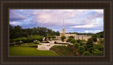 Load image into Gallery viewer, Atlanta From On High Open Edition Canvas / 15 X 30 Brown Frame Art