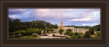 Load image into Gallery viewer, Atlanta From On High Open Edition Canvas / 8 X 24 Brown Frame Art