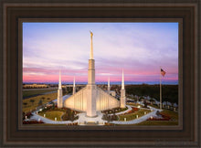 Load image into Gallery viewer, Boise Sunrise Aerial Open Edition Canvas / 14 X 21 Brown Frame Art