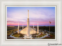 Load image into Gallery viewer, Boise Sunrise Aerial Open Edition Canvas / 14 X 21 White Frame Art