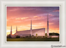 Load image into Gallery viewer, Boise Sunset Open Edition Canvas / 24 X 36 White Frame Art