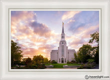 Load image into Gallery viewer, Boston Sunset Open Edition Canvas / 24 X 36 White Frame Art