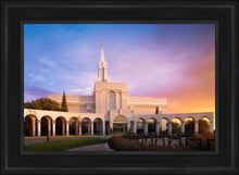 Load image into Gallery viewer, Bountiful Pastel Sunset Open Edition Canvas / 24 X 36 Black Frame Art