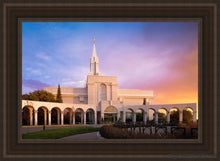 Load image into Gallery viewer, Bountiful Pastel Sunset Open Edition Canvas / 24 X 36 Brown Frame Art