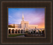 Load image into Gallery viewer, Bountiful Pastel Sunset Open Edition Canvas / 8 X 10 Brown Frame Art