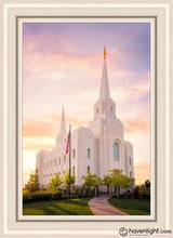 Load image into Gallery viewer, Brigham City Evening Open Edition Canvas / 20 X 30 White Frame Art