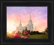 Load image into Gallery viewer, Brigham City Spring Open Edition Canvas / 11 X 14 Black Frame Art