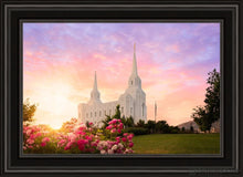 Load image into Gallery viewer, Brigham City Spring Open Edition Canvas / 20 X 30 Black Frame Art