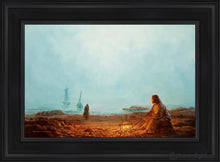 Load image into Gallery viewer, By The Shore Open Edition Canvas / 14 X 21 Black Frame Art