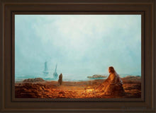Load image into Gallery viewer, By The Shore Open Edition Canvas / 20 X 30 Brown Frame Art