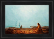 Load image into Gallery viewer, By The Shore Open Edition Canvas / 24 X 36 Black Frame Art