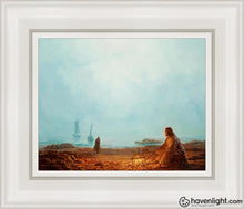 Load image into Gallery viewer, By The Shore Open Edition Canvas / 8 X 10 White Frame Art