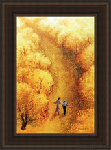 Load image into Gallery viewer, By Your Side Open Edition Canvas / 14 X 21 Brown Frame Art