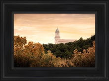 Load image into Gallery viewer, Cedar City Golden Open Edition Canvas / 12 X 18 Black Frame Art