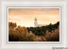 Load image into Gallery viewer, Cedar City Golden Open Edition Canvas / 12 X 18 White Frame Art
