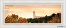 Load image into Gallery viewer, Cedar City Golden Open Edition Canvas / 12 X 36 White Frame Art