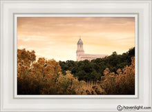Load image into Gallery viewer, Cedar City Golden Open Edition Canvas / 14 X 21 White Frame Art