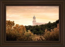Load image into Gallery viewer, Cedar City Golden Open Edition Canvas / 20 X 30 Brown Frame Art