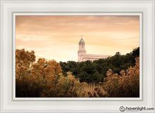 Load image into Gallery viewer, Cedar City Golden Open Edition Canvas / 24 X 36 White Frame Art