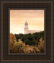 Load image into Gallery viewer, Cedar City Golden Open Edition Canvas / 8 X 10 Brown Frame Art