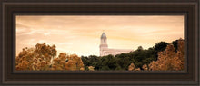 Load image into Gallery viewer, Cedar City Golden Open Edition Canvas / 8 X 24 Brown Frame Art