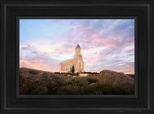 Load image into Gallery viewer, Cedar City Spring Open Edition Canvas / 12 X 18 Black Frame Art