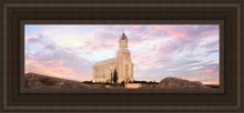 Load image into Gallery viewer, Cedar City Spring Open Edition Canvas / 6 X 18 Brown Frame Art