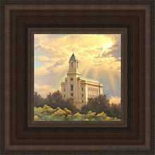 Load image into Gallery viewer, Cedar City Temple Open Edition Canvas / 6 X Brown Frame Art