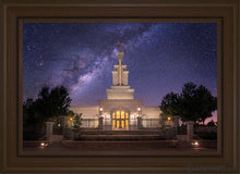 Load image into Gallery viewer, Columbia River Celestial Open Edition Canvas / 20 X 30 Brown Frame Art