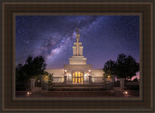Load image into Gallery viewer, Columbia River Celestial Open Edition Canvas / 24 X 36 Brown Frame Art