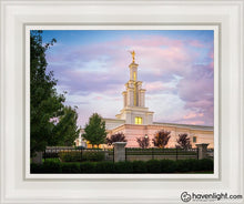 Load image into Gallery viewer, Columbia River Washington Open Edition Canvas / 11 X 14 White Frame Art