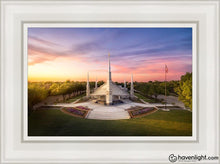 Load image into Gallery viewer, Dallas From On High Open Edition Canvas / 12 X 18 White Frame Art
