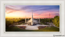 Load image into Gallery viewer, Dallas From On High Open Edition Canvas / 15 X 30 White Frame Art