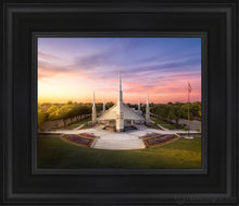 Load image into Gallery viewer, Dallas From On High Open Edition Canvas / 8 X 10 Black Frame Art